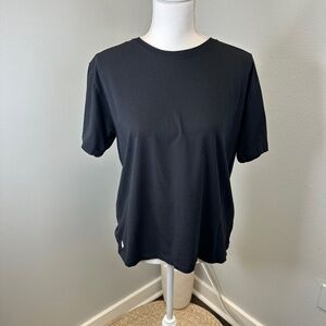 Polo by Ralph Lauren Black Normcore Cotton Jersey Crewneck  Tee size Large